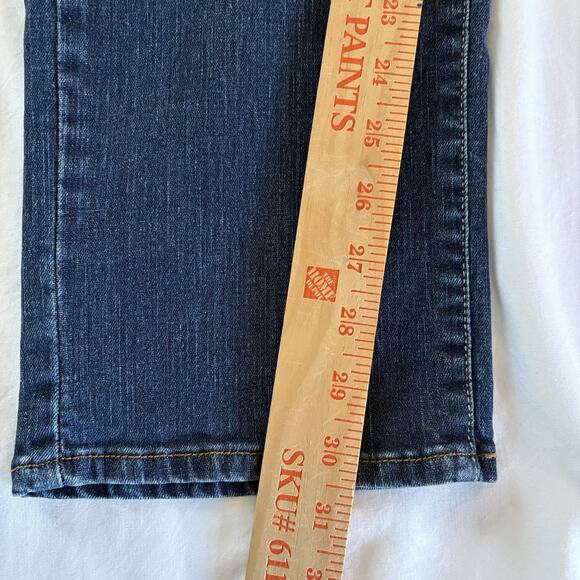 Levi's 512 Women’s Dark Wash 12M Perfectly Slimming Straight Leg Jean (32x30.5) - Picture 13 of 15